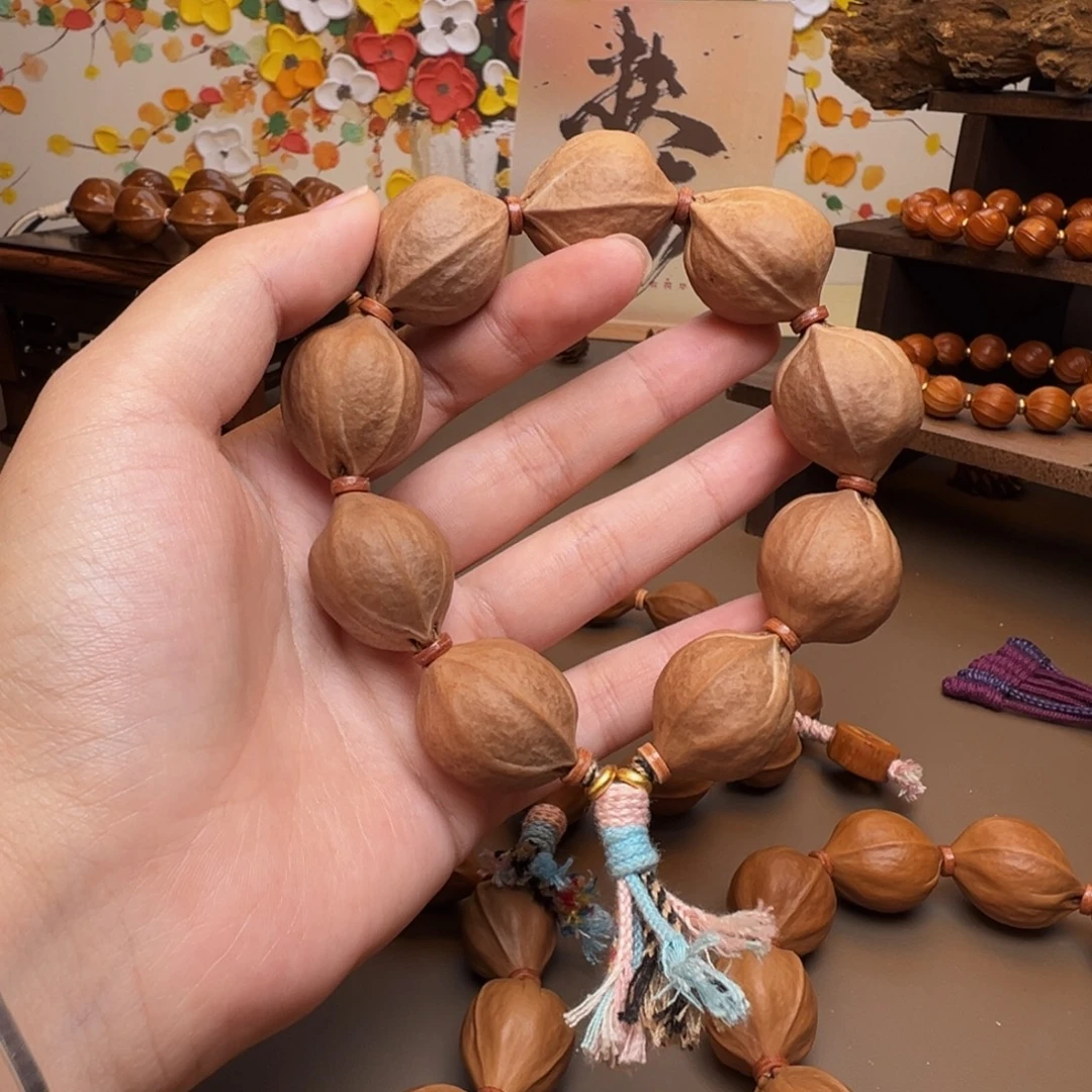 ****6手串橄榄核梅林铁核2226素串鲨鱼背