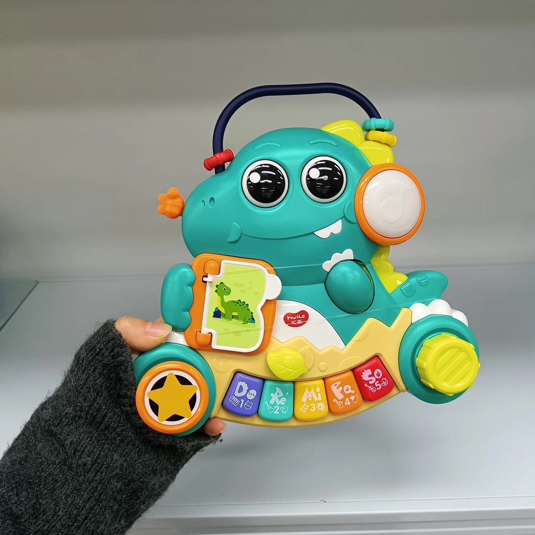 小恐龙手指训练琴电子琴 款式颜色图案随机