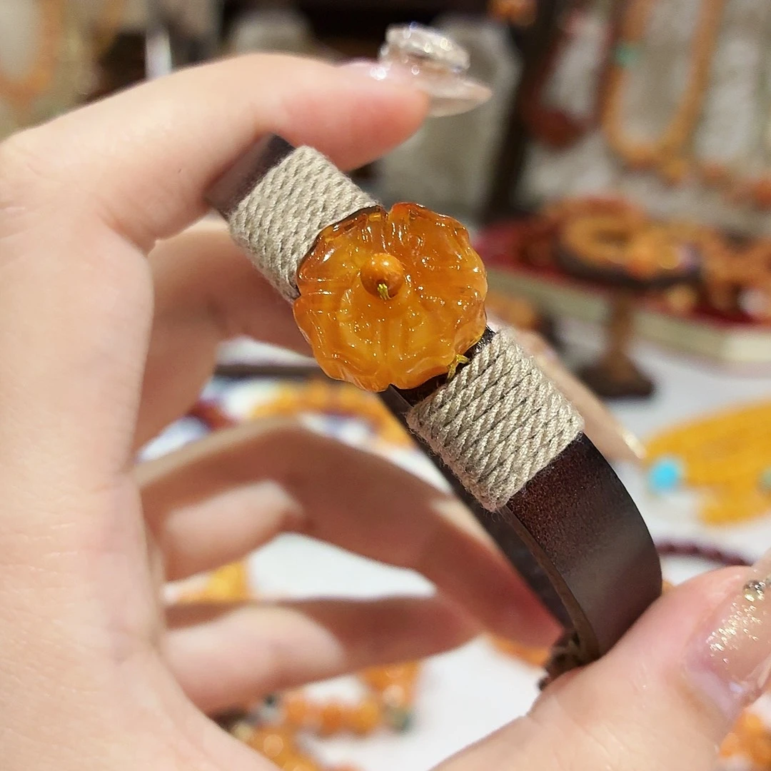 蜜蜡未镶嵌手链手串