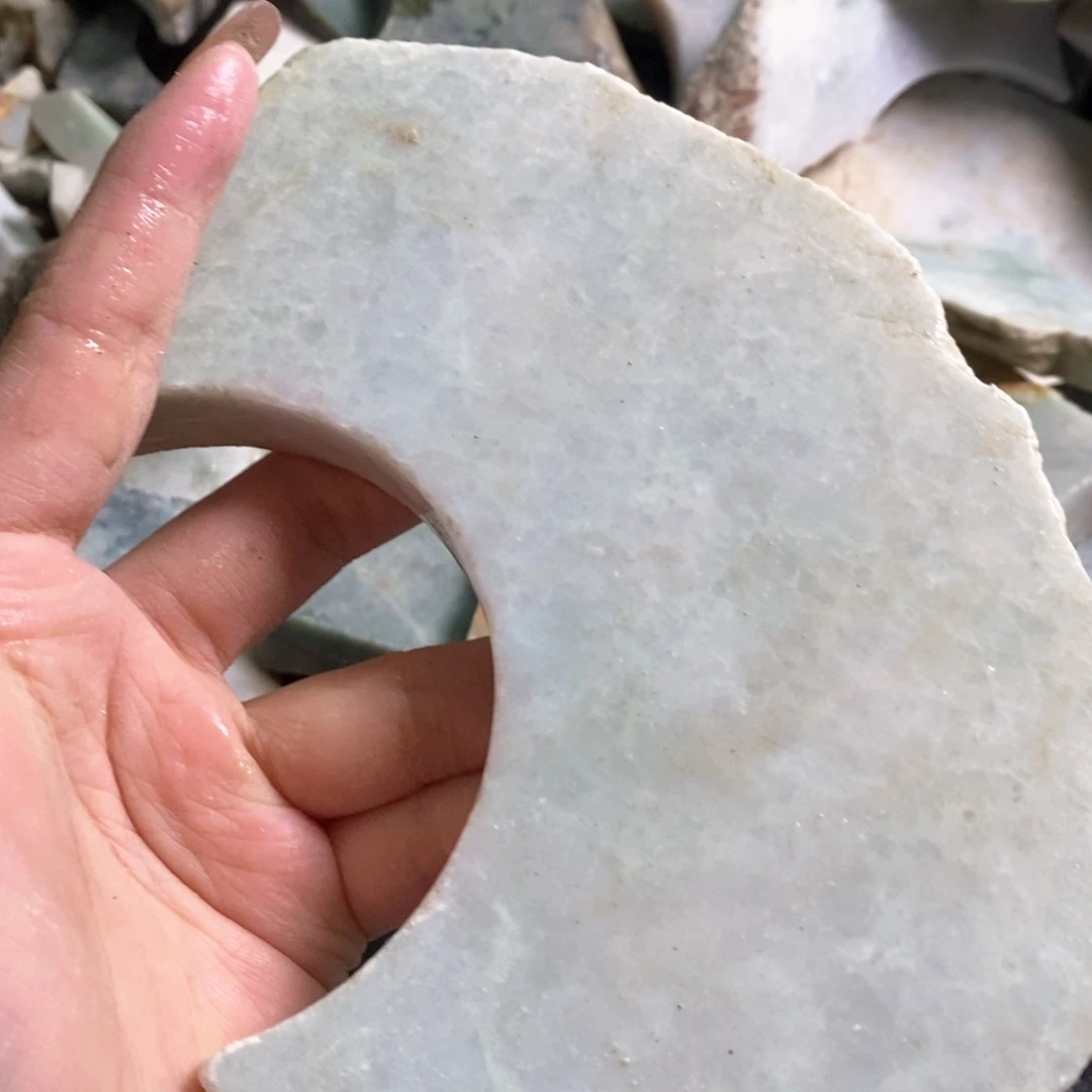 颈饰未镶嵌翡翠天然翡翠
