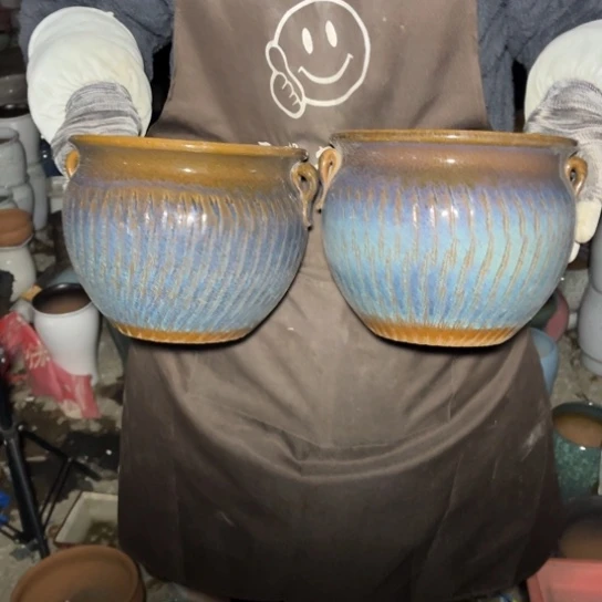 红陶口20高16瑕疵