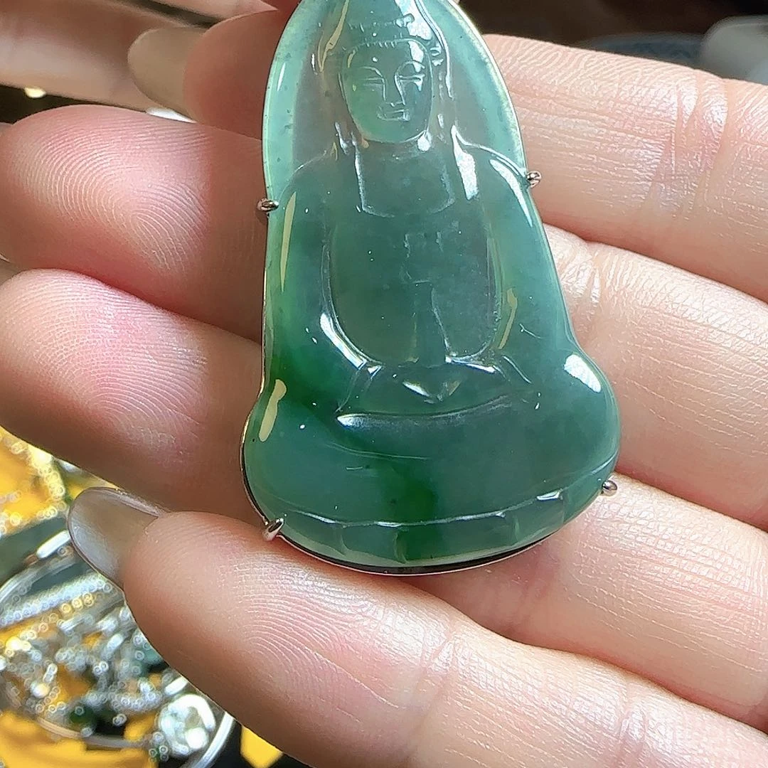 颈饰未镶嵌翡翠善翡翠