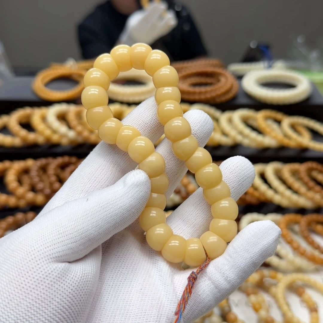 菩提根/象牙果手串卡13 大肠 10年 微瑕