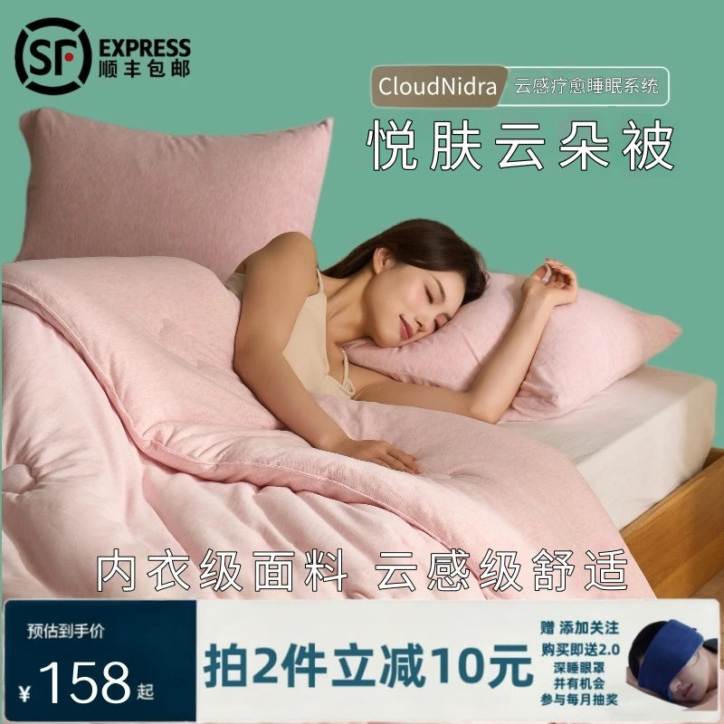 冬季加厚单人秋冬款冬天冬被芯专用保暖冬款四季云朵被子厚单冬被