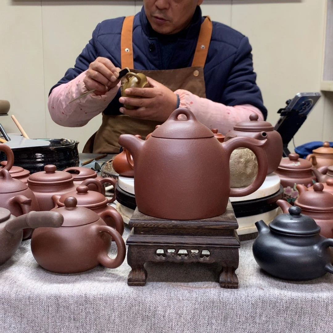 底槽青茶壶秦权430 C半手工制作