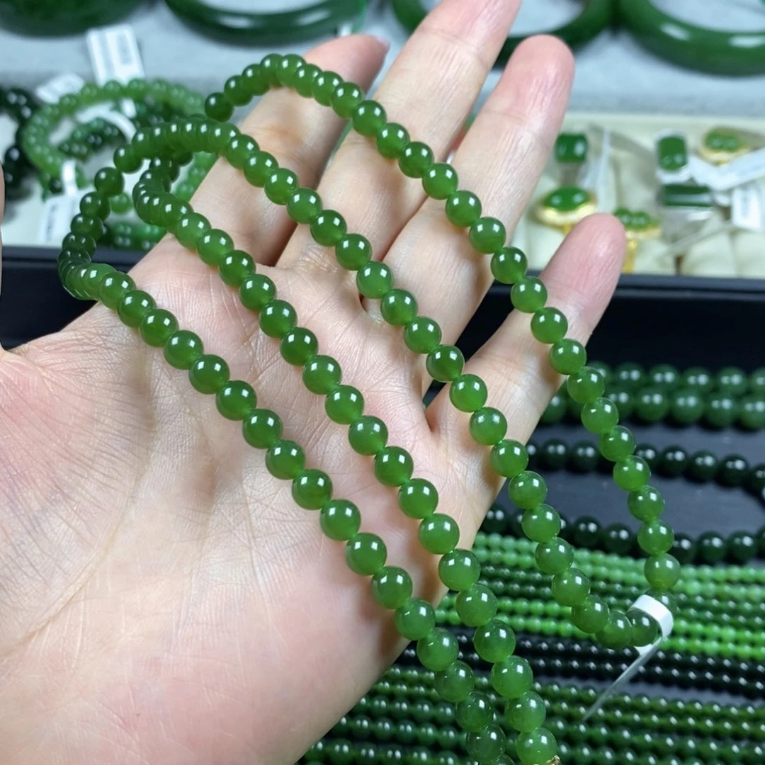 和田玉（碧玉）未镶嵌颈饰小***忙6