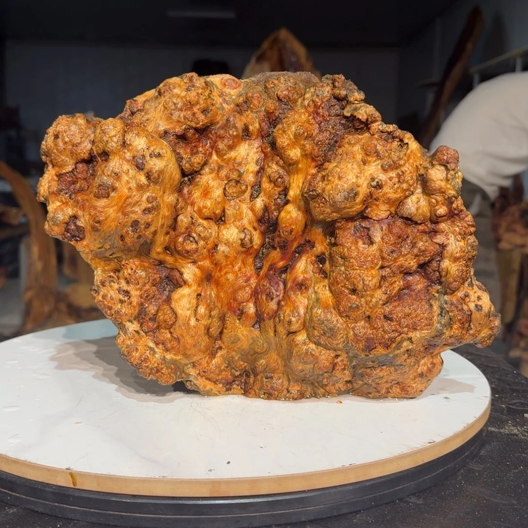 平***心木佳友琥珀木摆件15