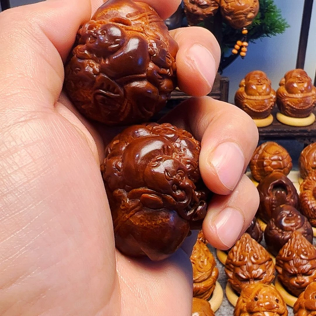 橄榄核手串/手链.****.九子龙财