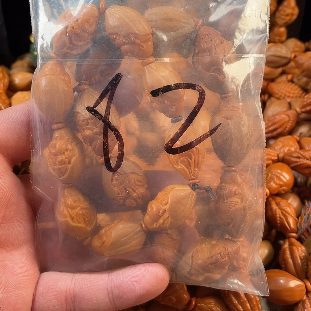 心***来手串/手链橄榄核橄榄核雕工艺手串 瑕疵介意勿拍