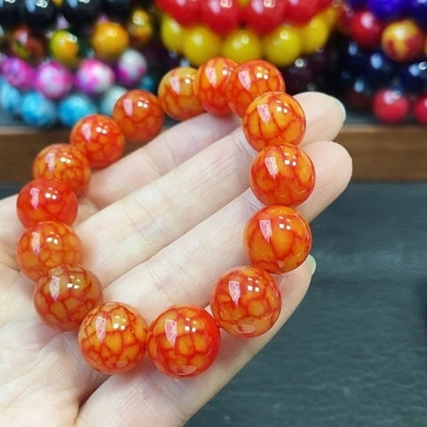 玛瑙未镶嵌手饰黄金血离子血龙胆14