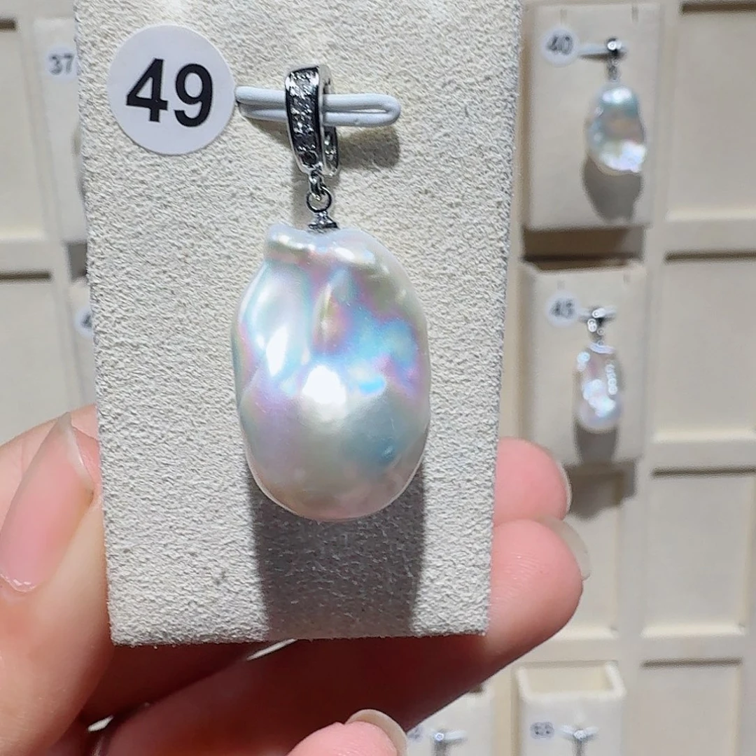 颈饰合金淡水珍珠