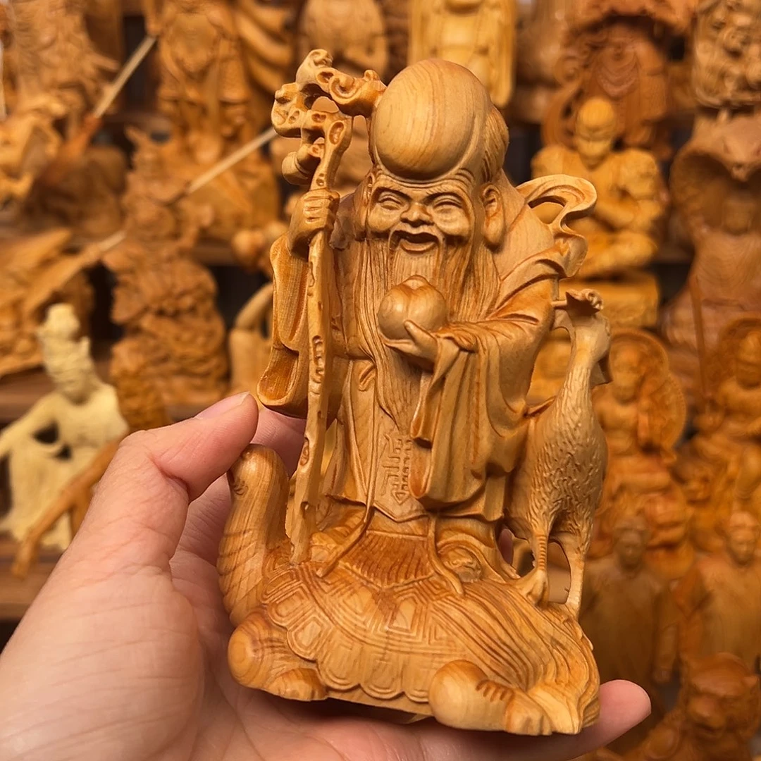 崖柏13公分龟鹤寿星公