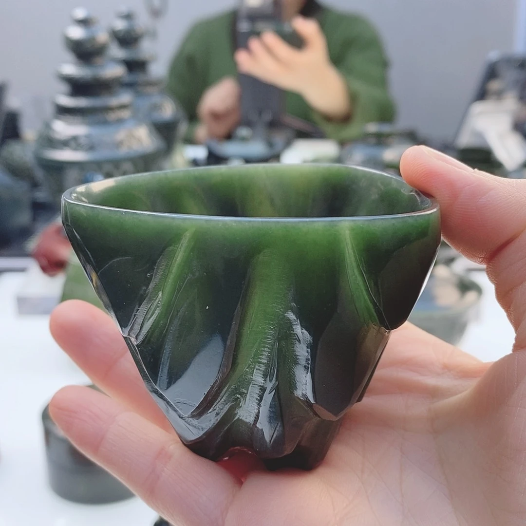 和田玉（青玉）把件未镶嵌