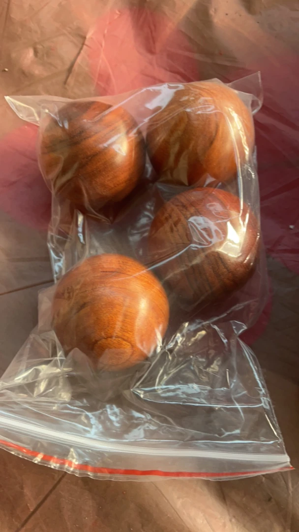 5.0手球 缅甸花梨两对四个