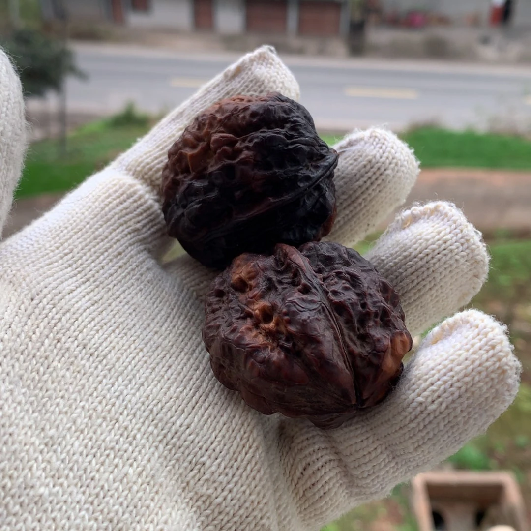 牛***王把件文玩核桃九五玄包