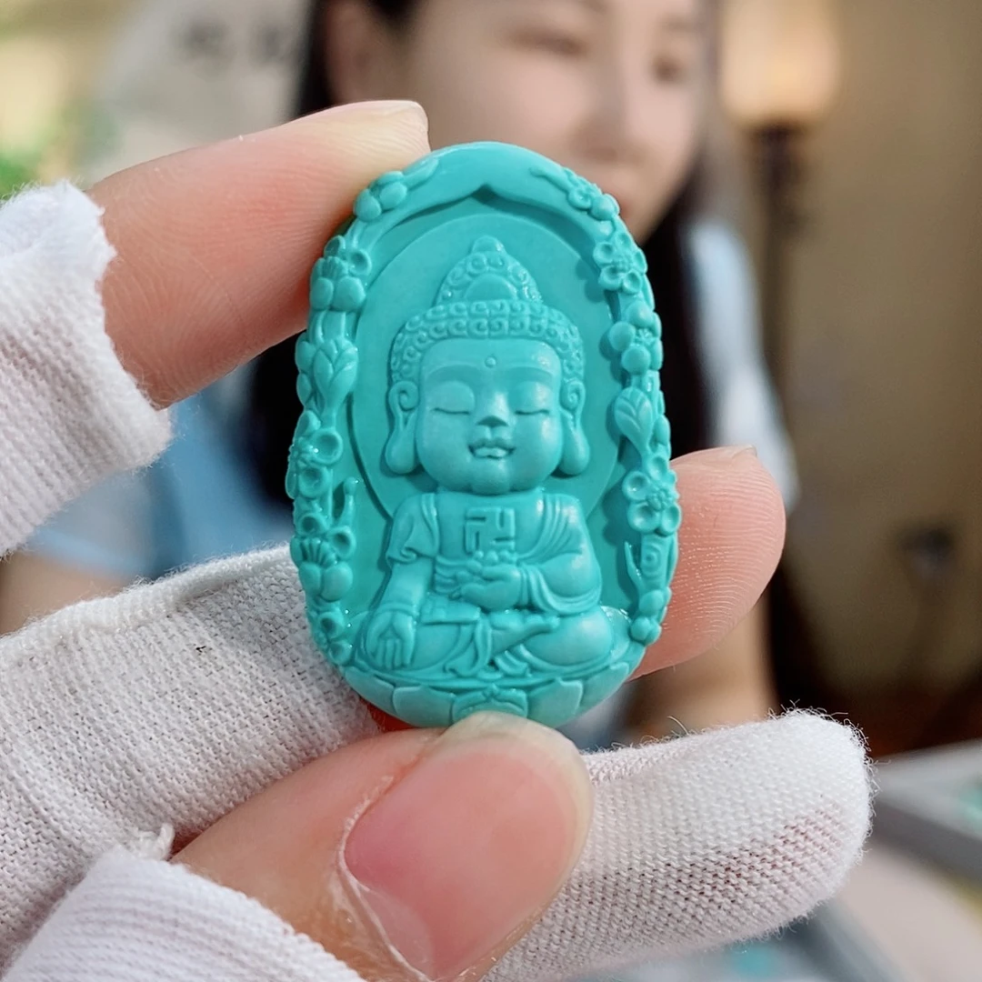 未镶嵌绿松石珠宝奇石