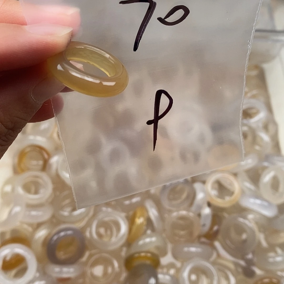 未镶嵌戒指玛瑙/玉髓