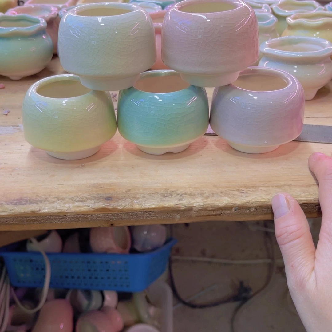 陶瓷花盆当场凑满12包邮