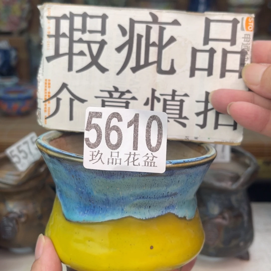 景德镇陶瓷玖品花盆