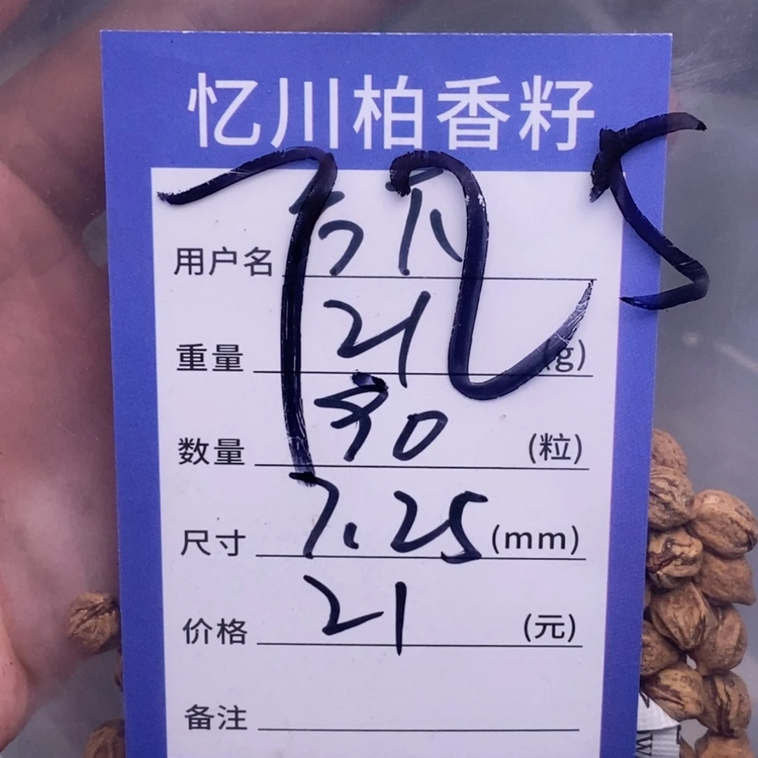 柏香籽/百香籽吊坠方*