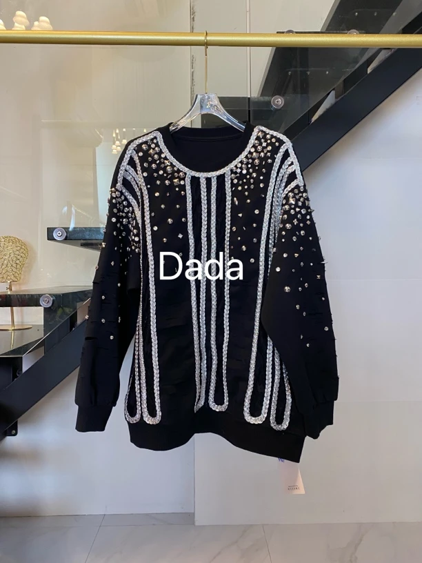 Dada设计款新款重工个性款休闲时尚百搭洋气套头卫衣C10602