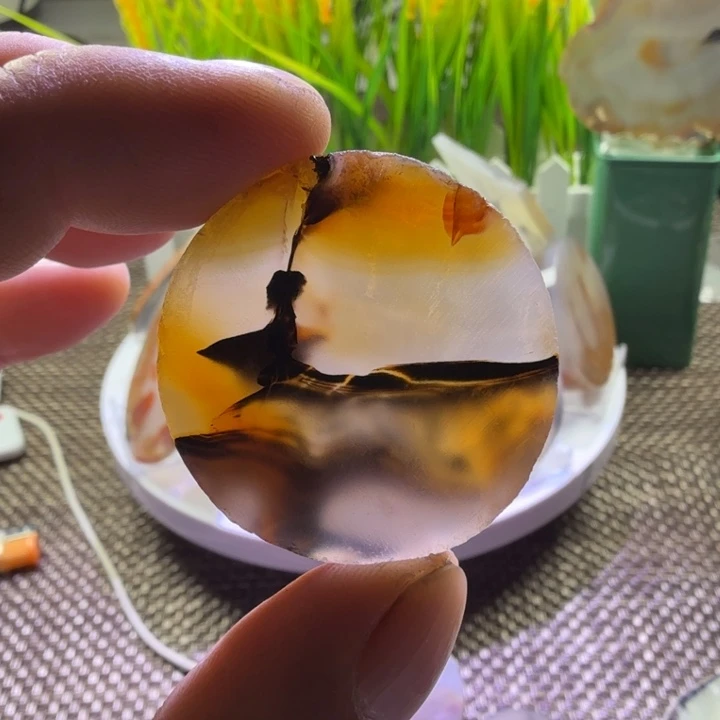 农***歌未镶嵌摆件玛瑙/玉髓