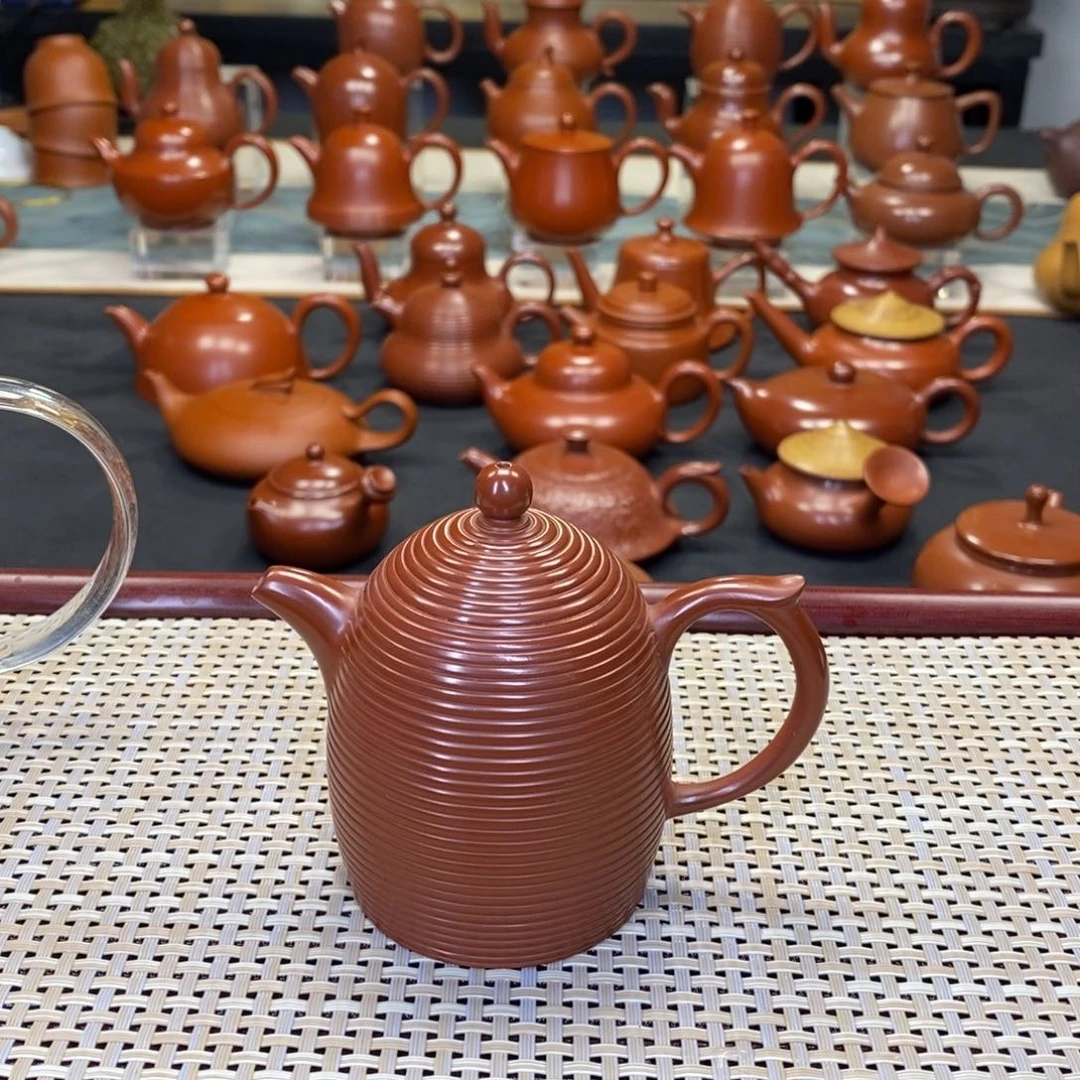 紫砂茶壶闲*味潮州手工艺