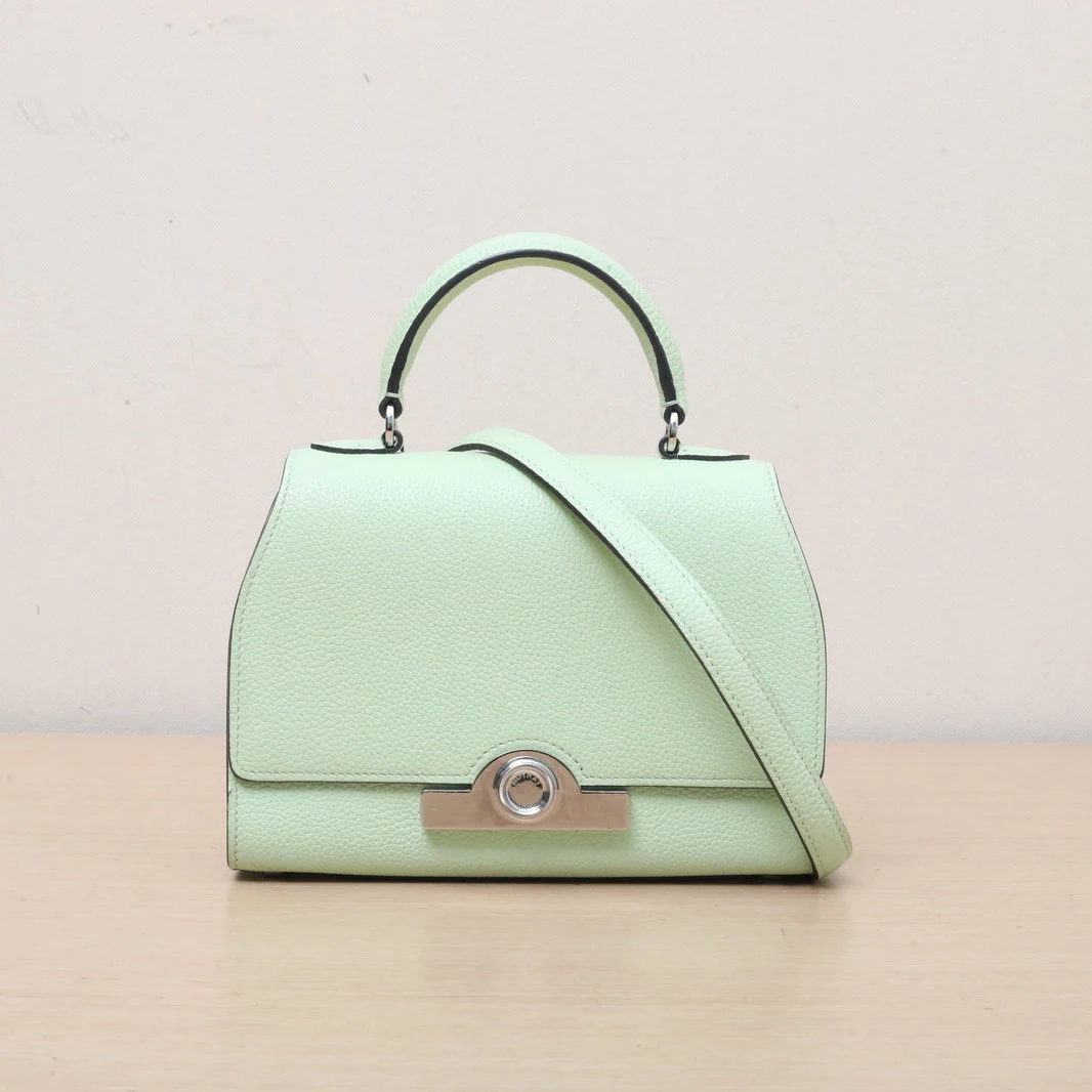 95新 MOYNAT/摩奈 【双双】Rejane Mini 20 绿色 皮革C