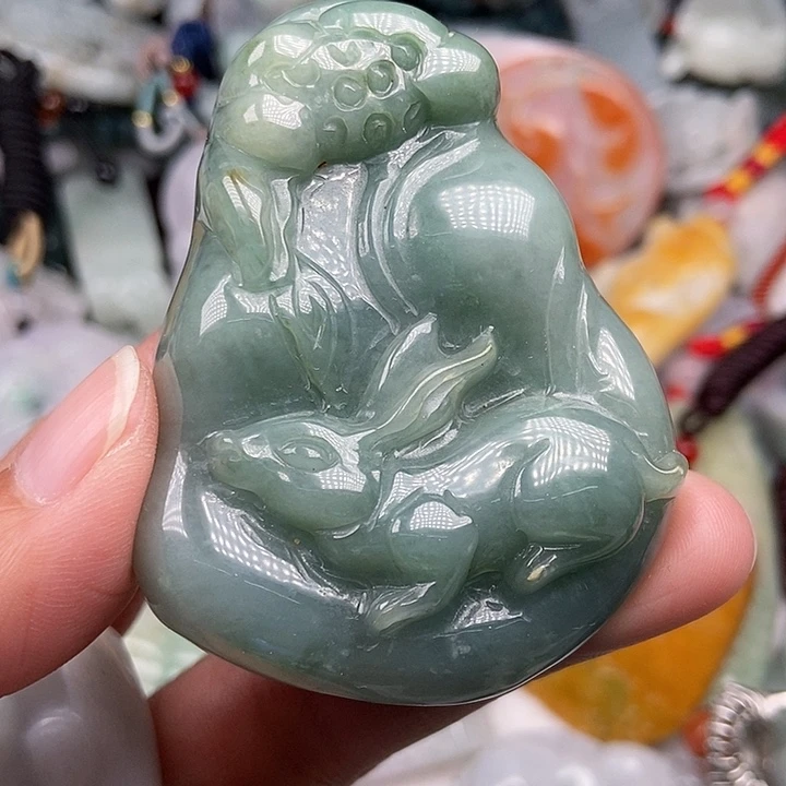 未镶嵌挂件翡翠彼****>