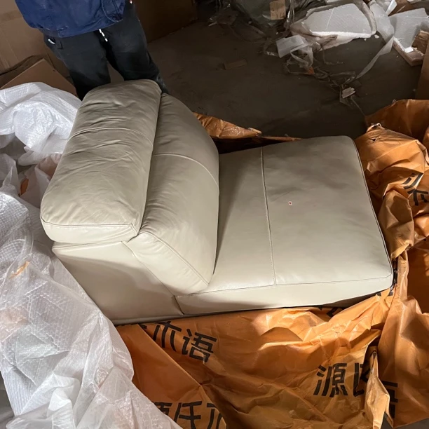 沙发皮单人位70×100瑕疵无售后木工0184
