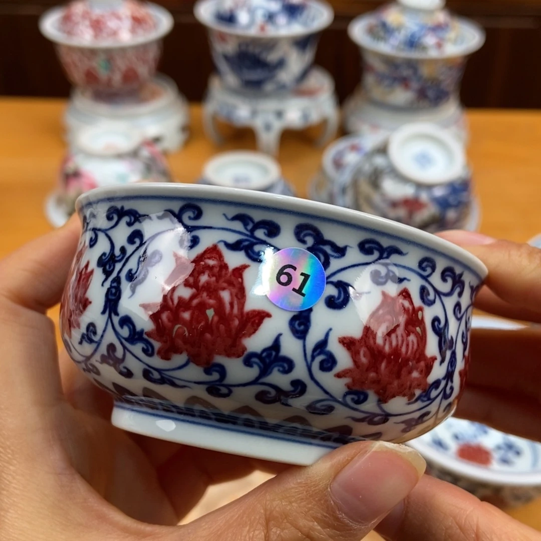 手绘现代茶具非古董