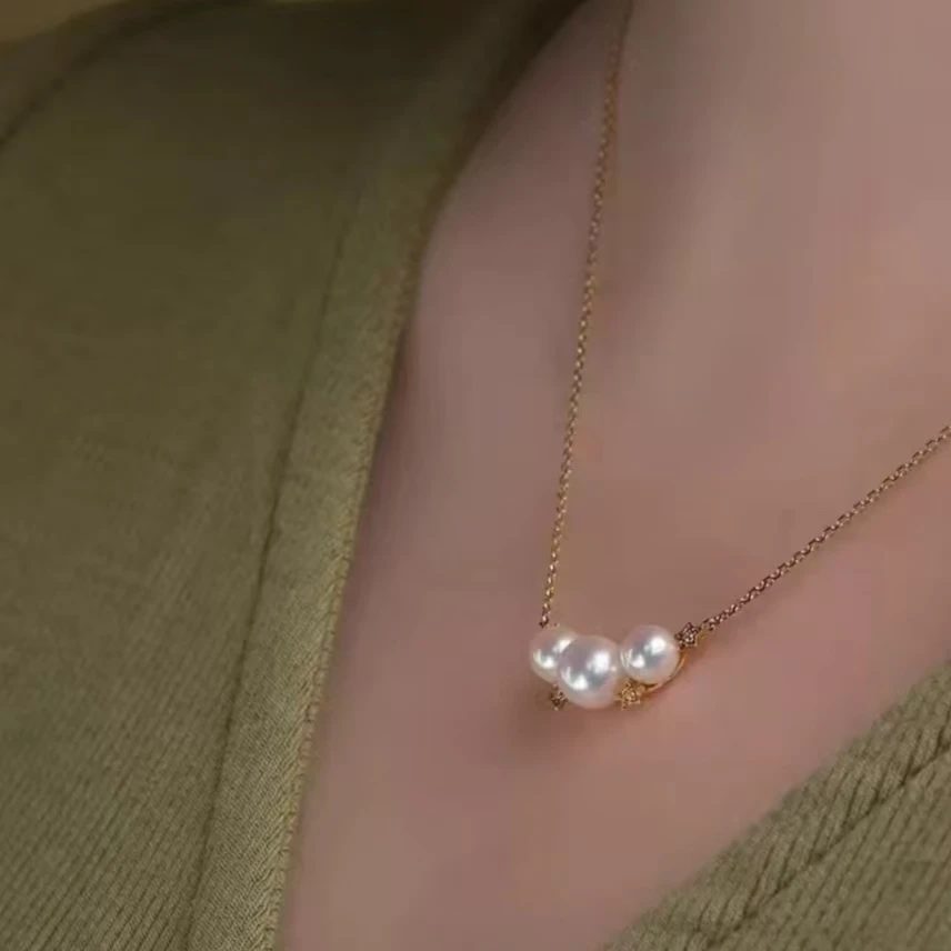 铜合金项链 《货号8963》珠珠气质项链