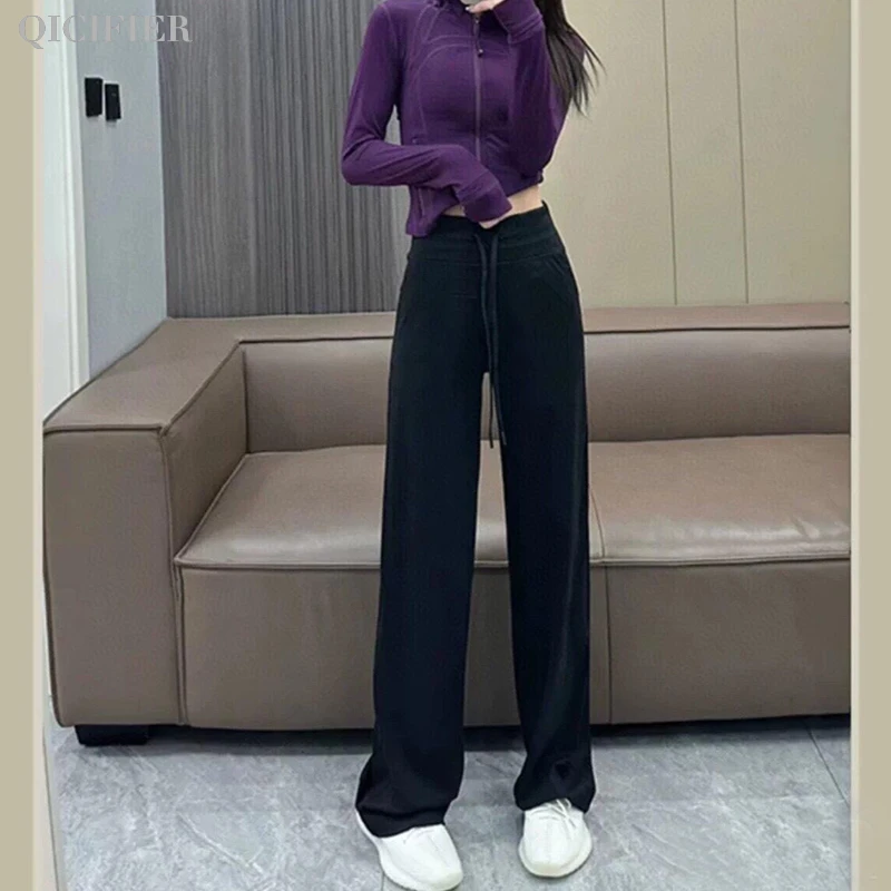 年度神裤 女士显瘦休闲运动百搭直筒裤 5077