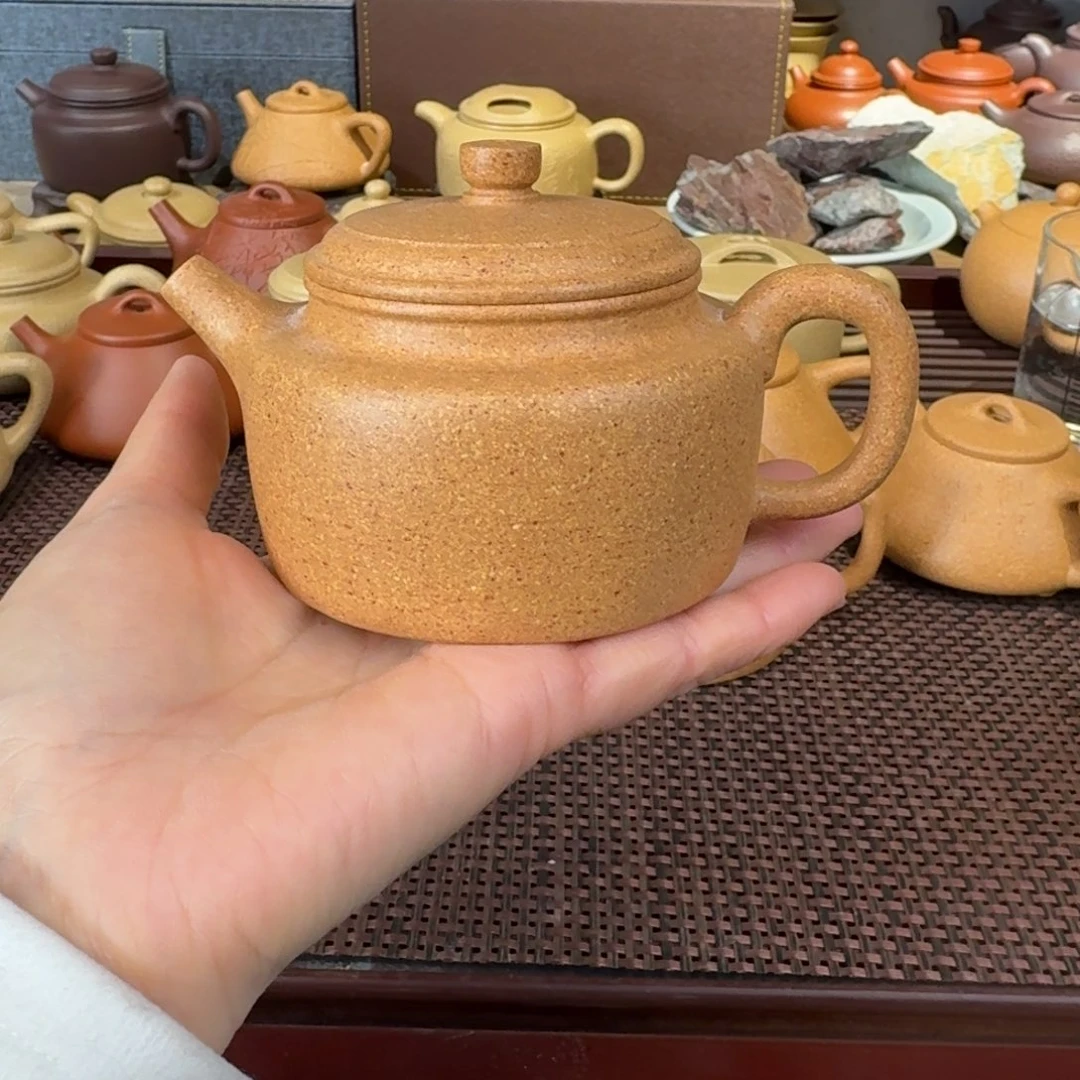段泥茶壶黄金段220毫升左右