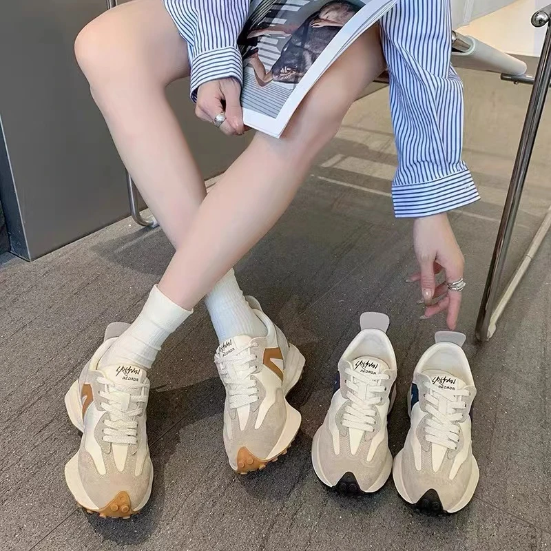 爆款复古阿甘鞋新款德训小蛮腰休闲鞋 A1878