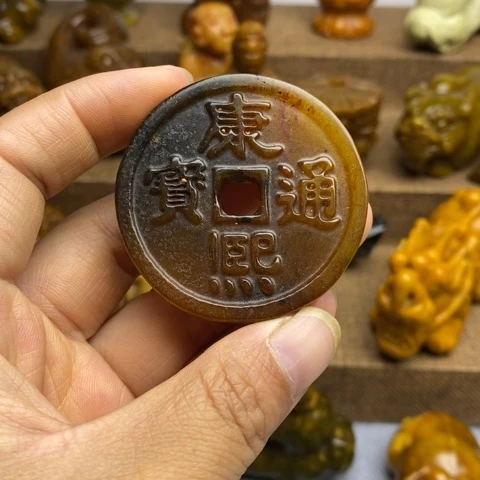 蛇纹石玉未镶嵌颈饰102