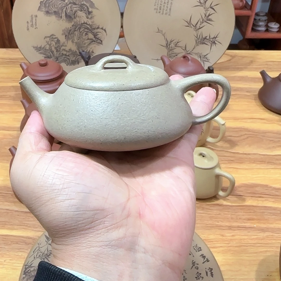 壶紫砂紫砂亦瓢壶微瑕