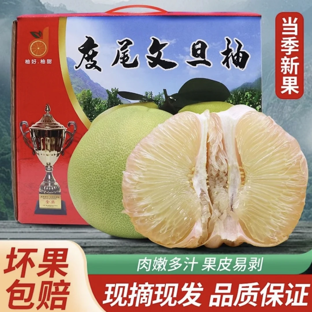 礼盒装 度尾红土老树无孔红心文旦柚 果园直发 现摘现挑现发