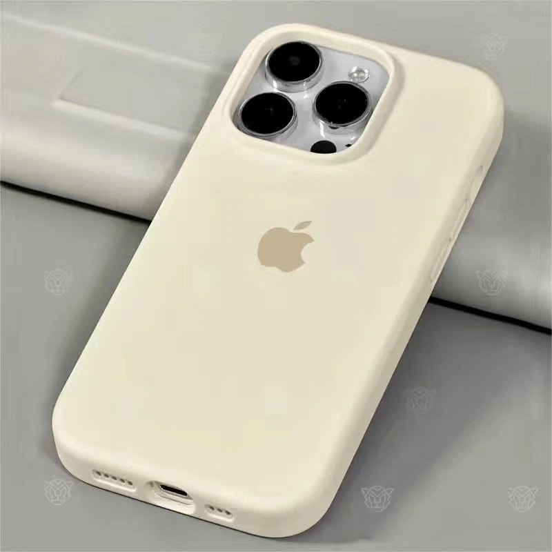 古董白适用iPhone16promax手机壳苹果15pro液态硅胶12保护套14/13