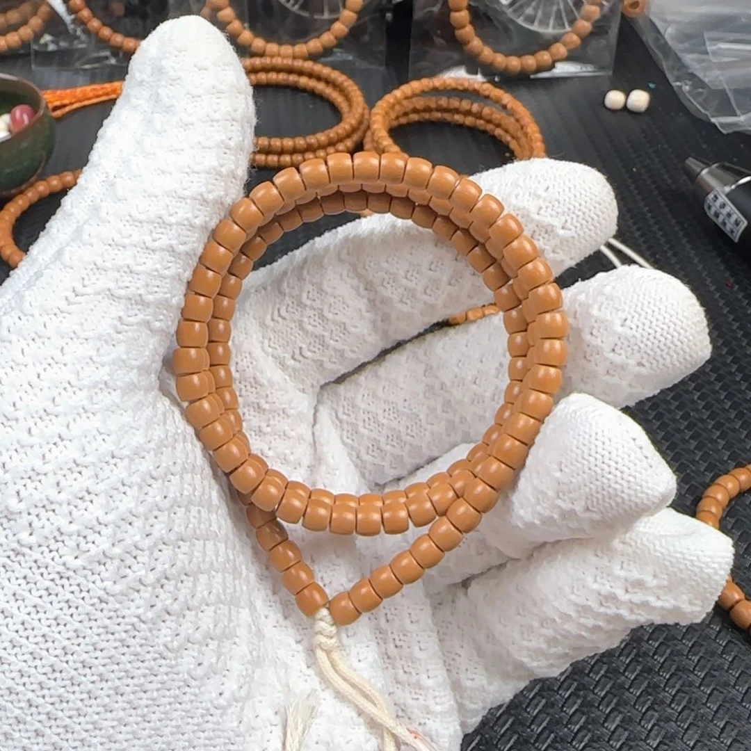 橄榄核吊坠5.2mm老挝核尖直切130颗三花福利