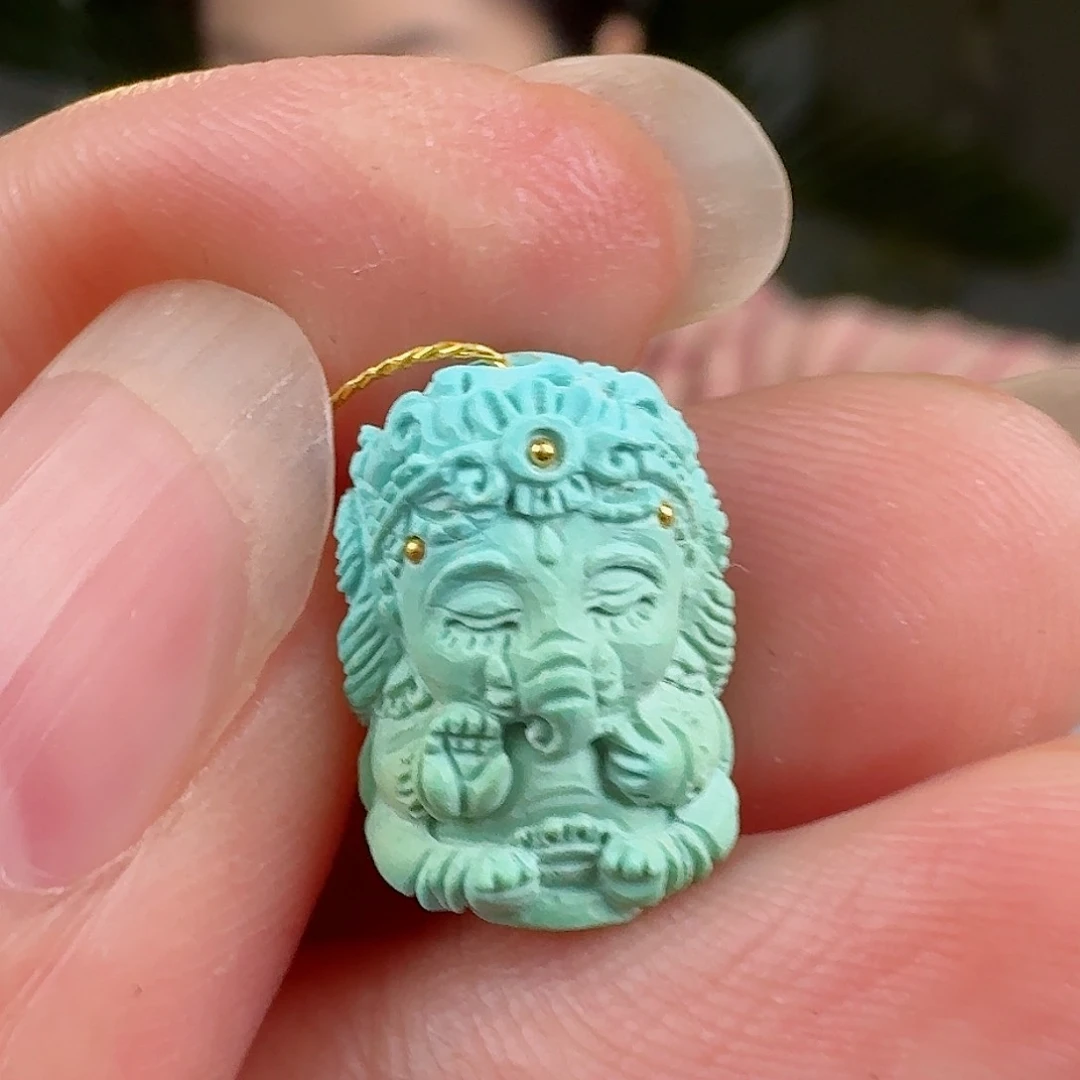 绿松石珠宝奇石未镶嵌