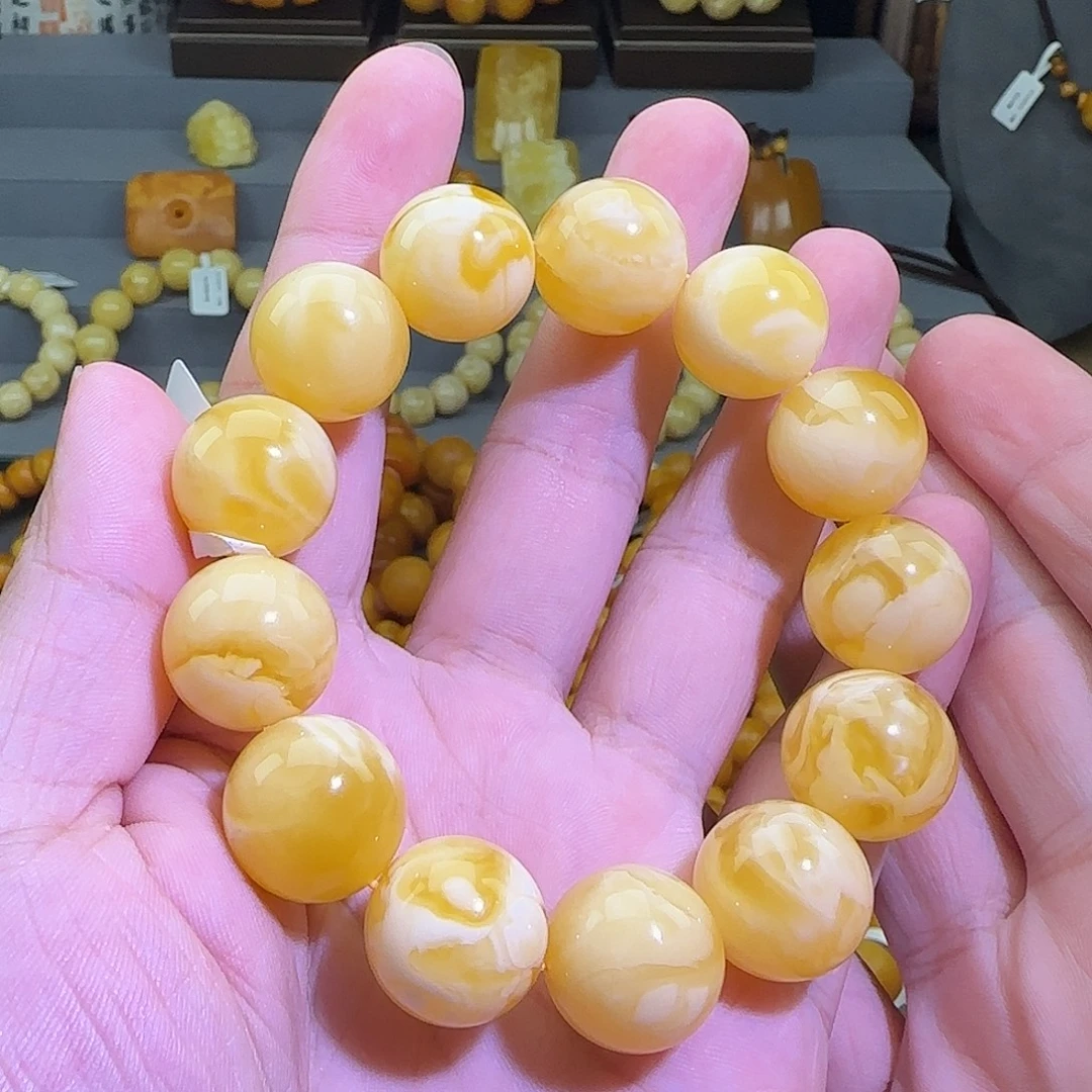 未镶嵌琥珀手链29