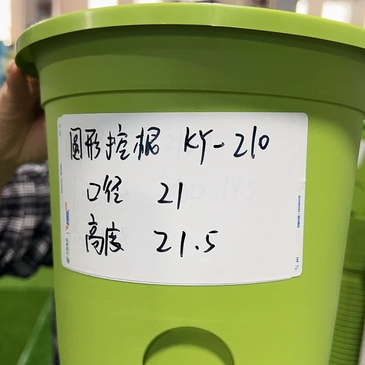 正品圆控根口21高21果绿无托8个