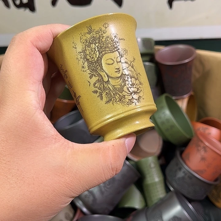 茶杯紫砂全手工紫砂主人杯