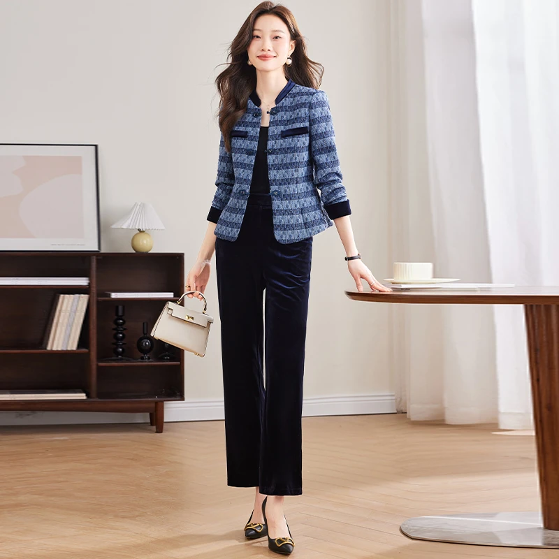 优雅新款气质时尚大气减龄收腰高腰显瘦外套-22070-ASJ