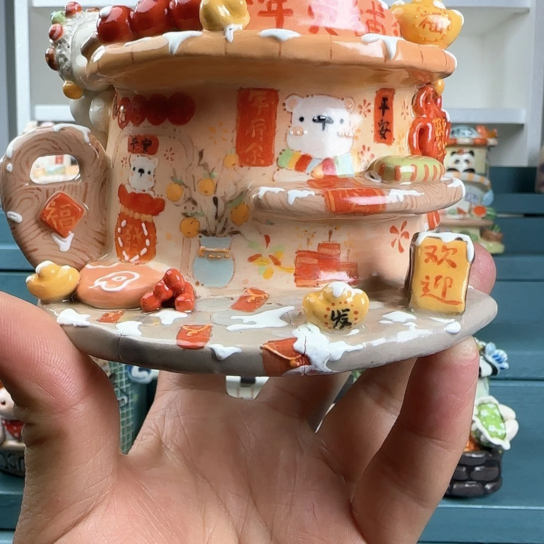 红陶ฅ****ฅ多肉花盆：年货铺