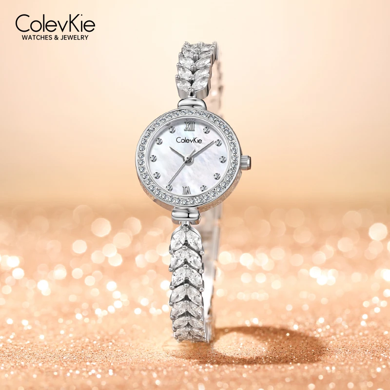 Colevkie【官方正品】美人鱼手表女款爆款2025新款轻奢镶钻女士手表