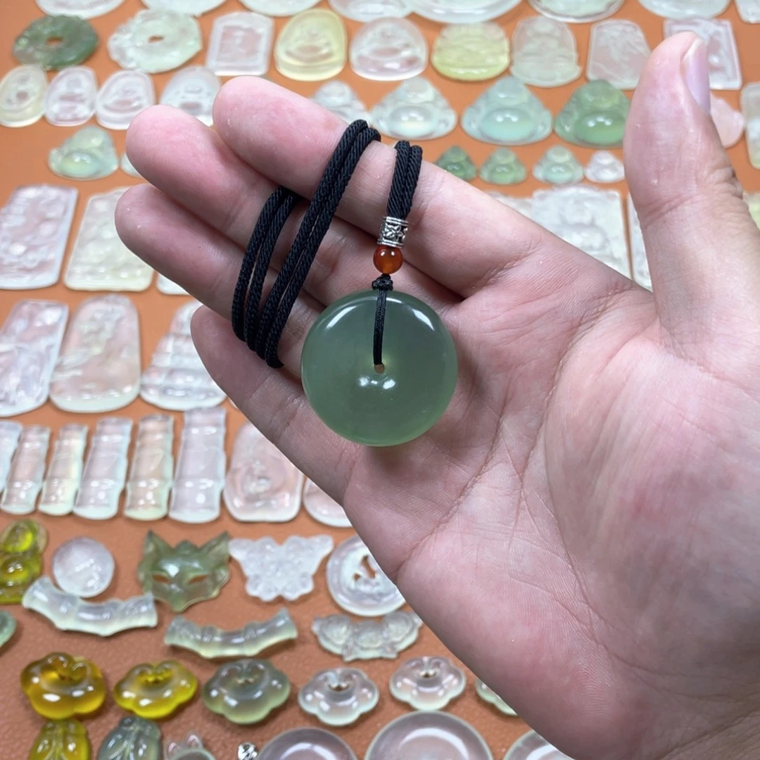蛇纹石玉未镶嵌多样性随机发一