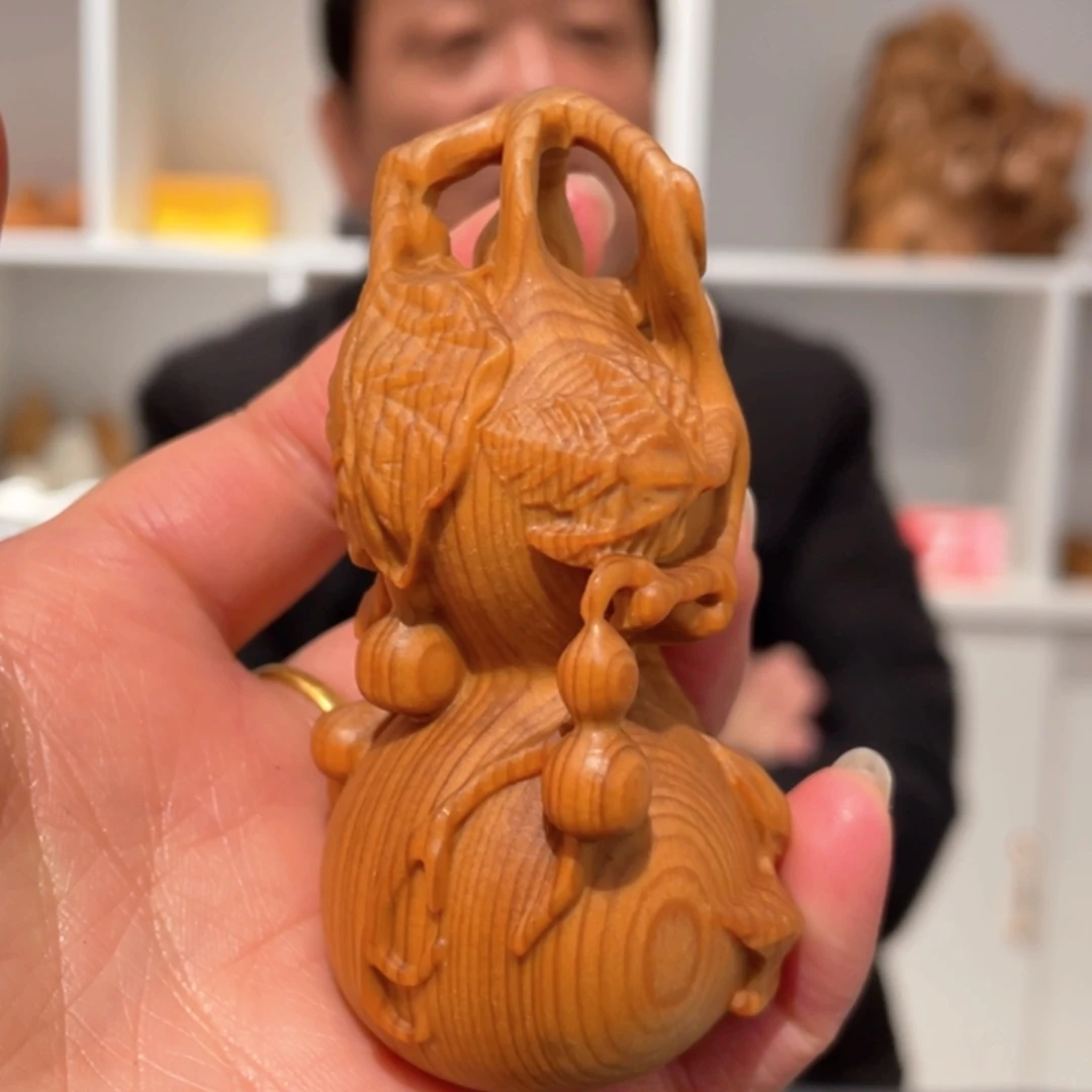 【闪购商品】柏木（崖柏）葫芦手把件