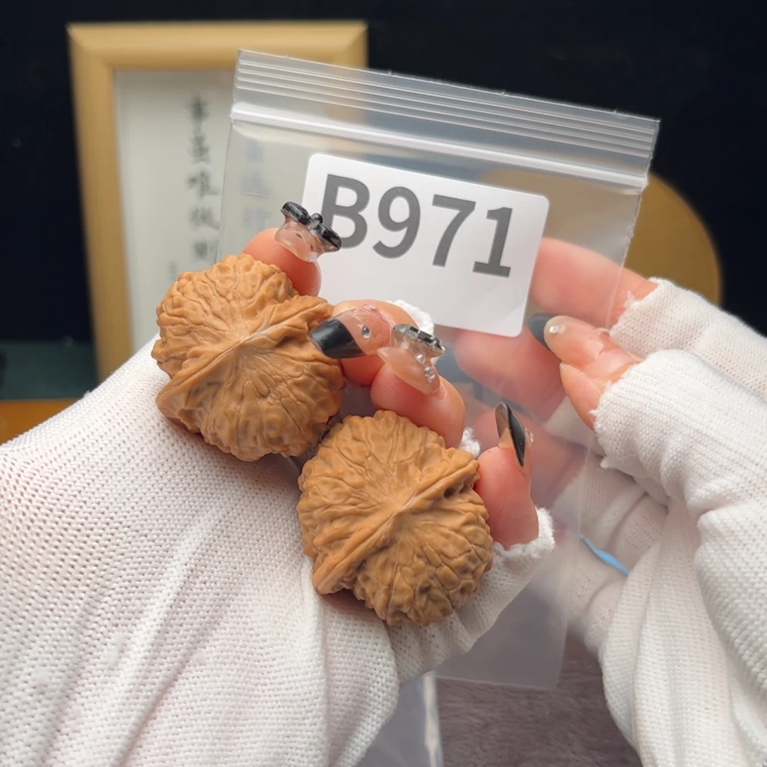 呵***呵文玩核桃把件37黄松峪b971